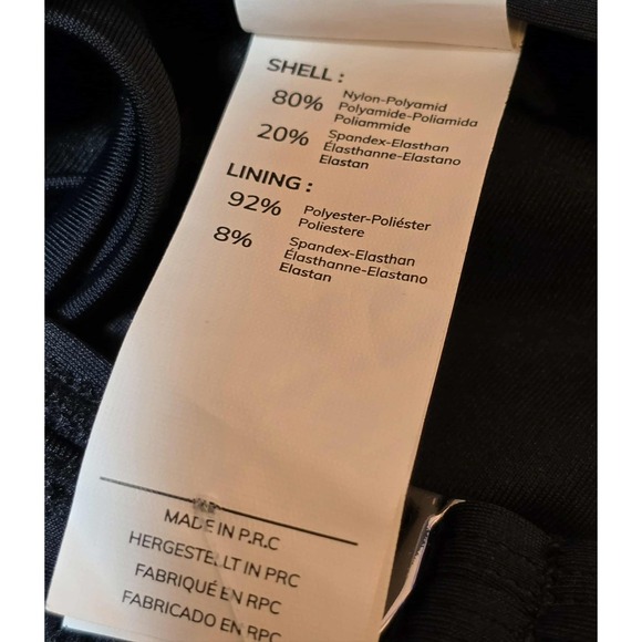 Cupshe One Piece Live Life On The Beach Swimsuit Black Womens SZ M New With Tags - Picture 5 of 6